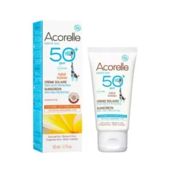 Acorelle Crème solaire bio bébé SPF50 - 50 ml