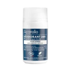 Acorelle Déodorant bio roll-on 24h homme - 50 ml