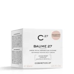Cosmetics 27 Crème riche réparation intense Baume 27
