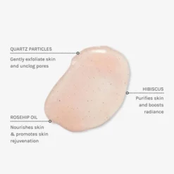 Evolve Beauty Exfoliant visage Rose Quartz - 60 ml