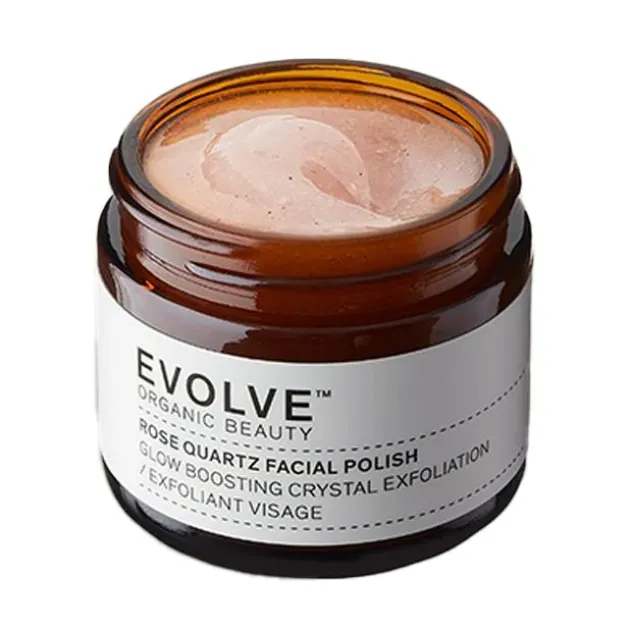 Evolve Beauty Exfoliant visage Rose Quartz - 60 ml