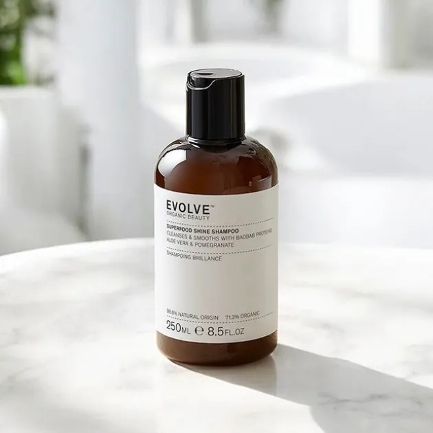 Evolve Beauty Shampoing Bio Brillance Baobab et Grenade - 250 ml
