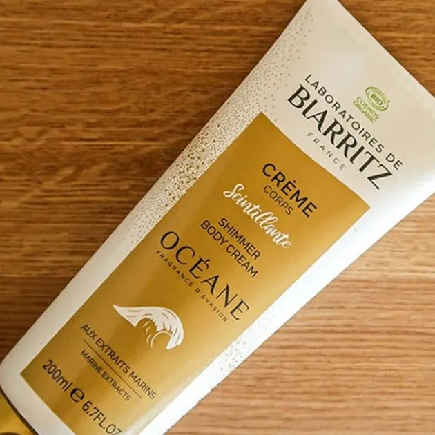 Laboratoires de Biarritz Crème corps scintillante bio Océane - 200 ml