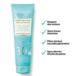 La Canopée Fluide solaire lacté SPF30