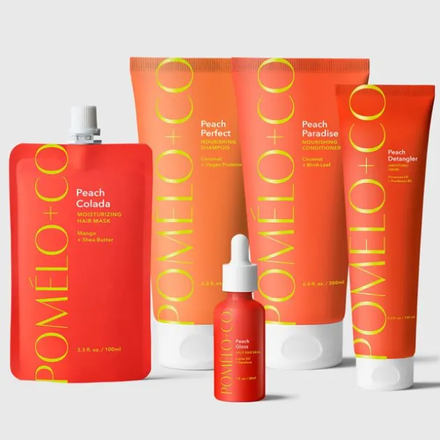 Pomélo+Co Masque cheveux nourrissant Peach Colada - 100 ml