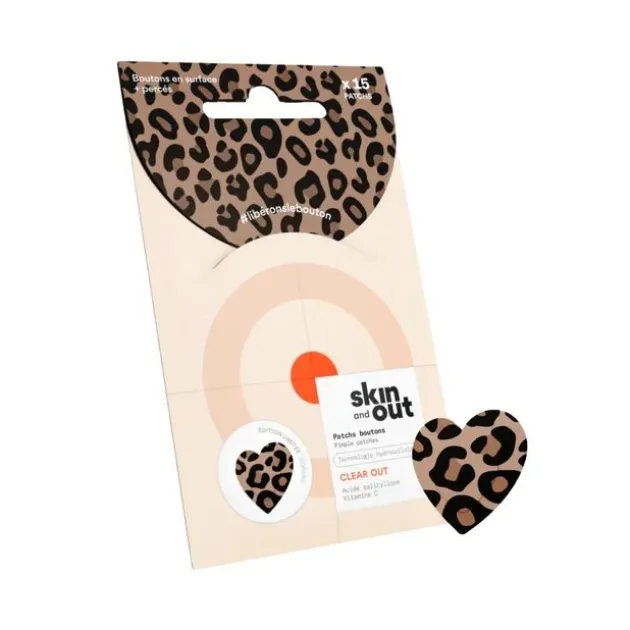 Skin & Out Patchs boutons léopard X15