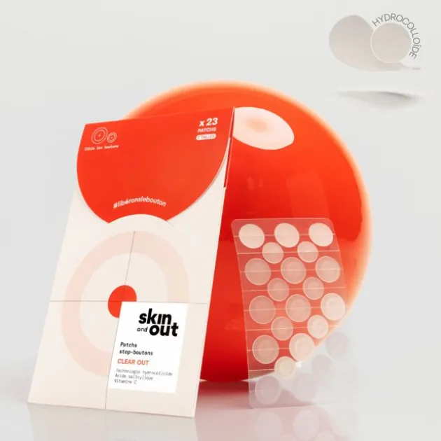 Skin & Out Patchs hydrocolloïde stop-boutons Clear Out