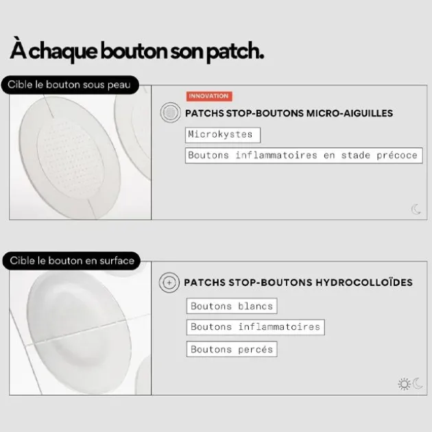 Skin & Out Patchs hydrocolloïde stop-boutons Clear Out