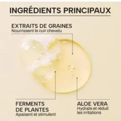 Whamisa Shampoing cheveux secs aux graines bio fermentées - 490 ml